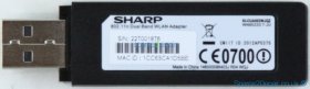 Sharp LC-60LE741E - WLAN Adapter - KI-OUA003WJQZ - WN8522D 7-JU