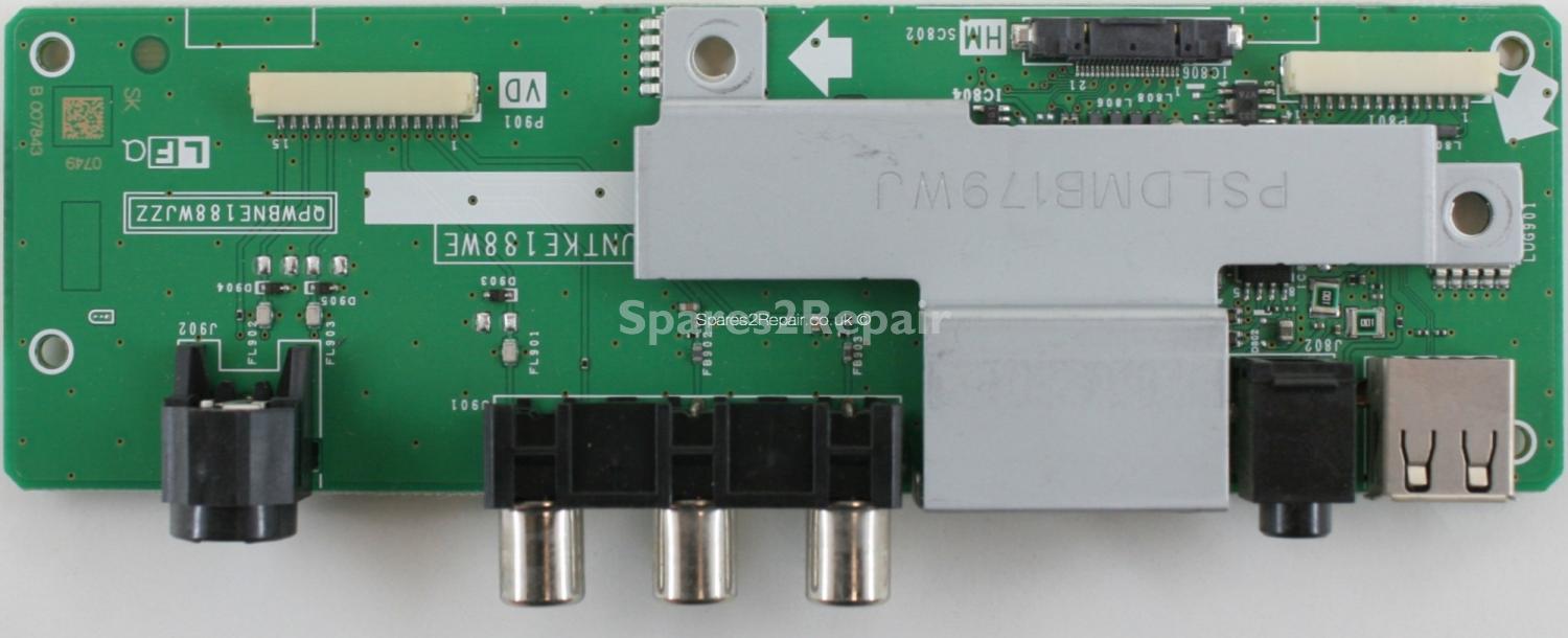Sharp LC-46X20E - Side AV - DUNTKE188WE - QPWBNE188WJZZ