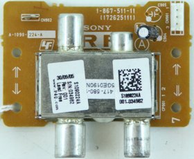 Sony KDL-V26A12U - RF Splitter - 1-867-511-11 - 172625111 - A-1090-224-A - S1090224A