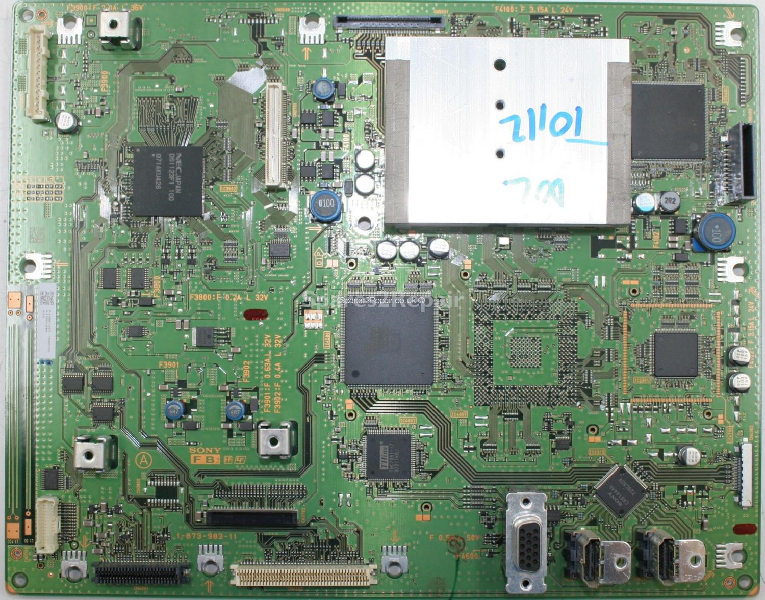 Sony KDL-52W3000 - HDMI - 1-873-983-11 - A1268125A - A1268124A