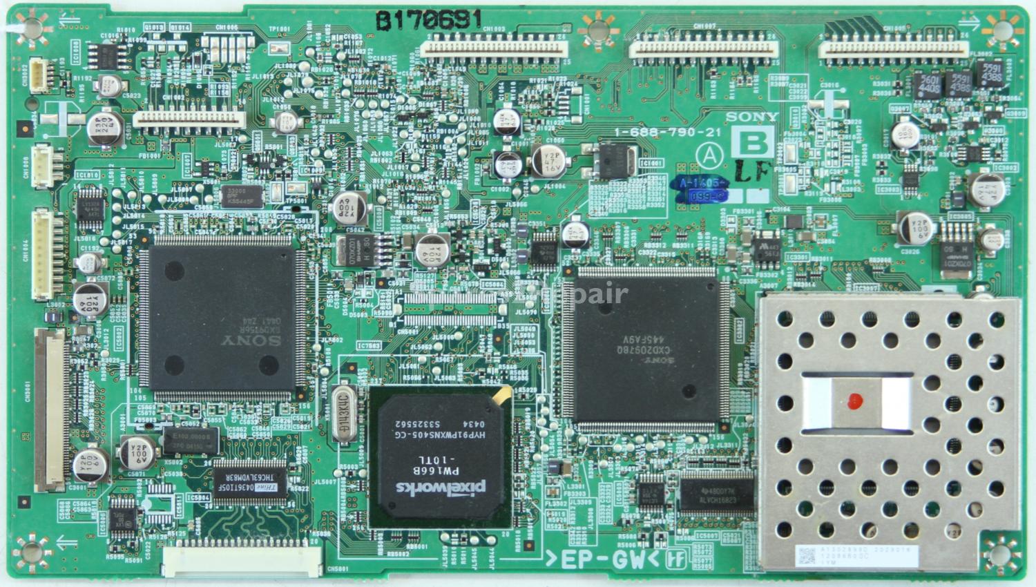 Sony KLV-26HG2 - Digital Video Board - 1-688-790-21 - A-14054-099-C - A1302899D - B Board