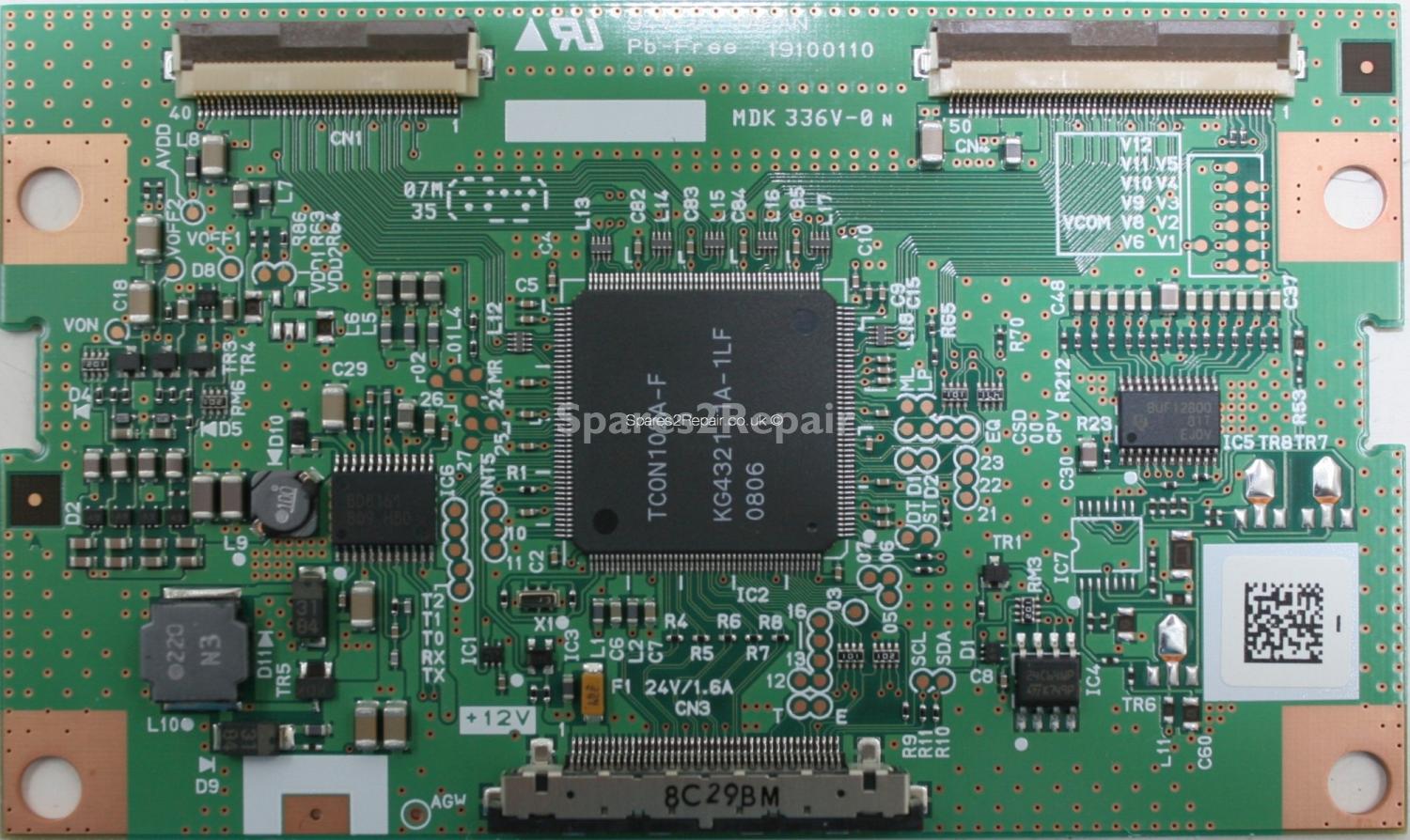 Toshiba 32AV505D - LVDS - 19100110 - TCON102A-F