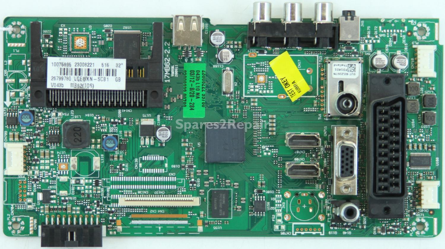 Toshiba 32BV502B - Main AV - 23008221 - 17MB62-2.2 - 200911