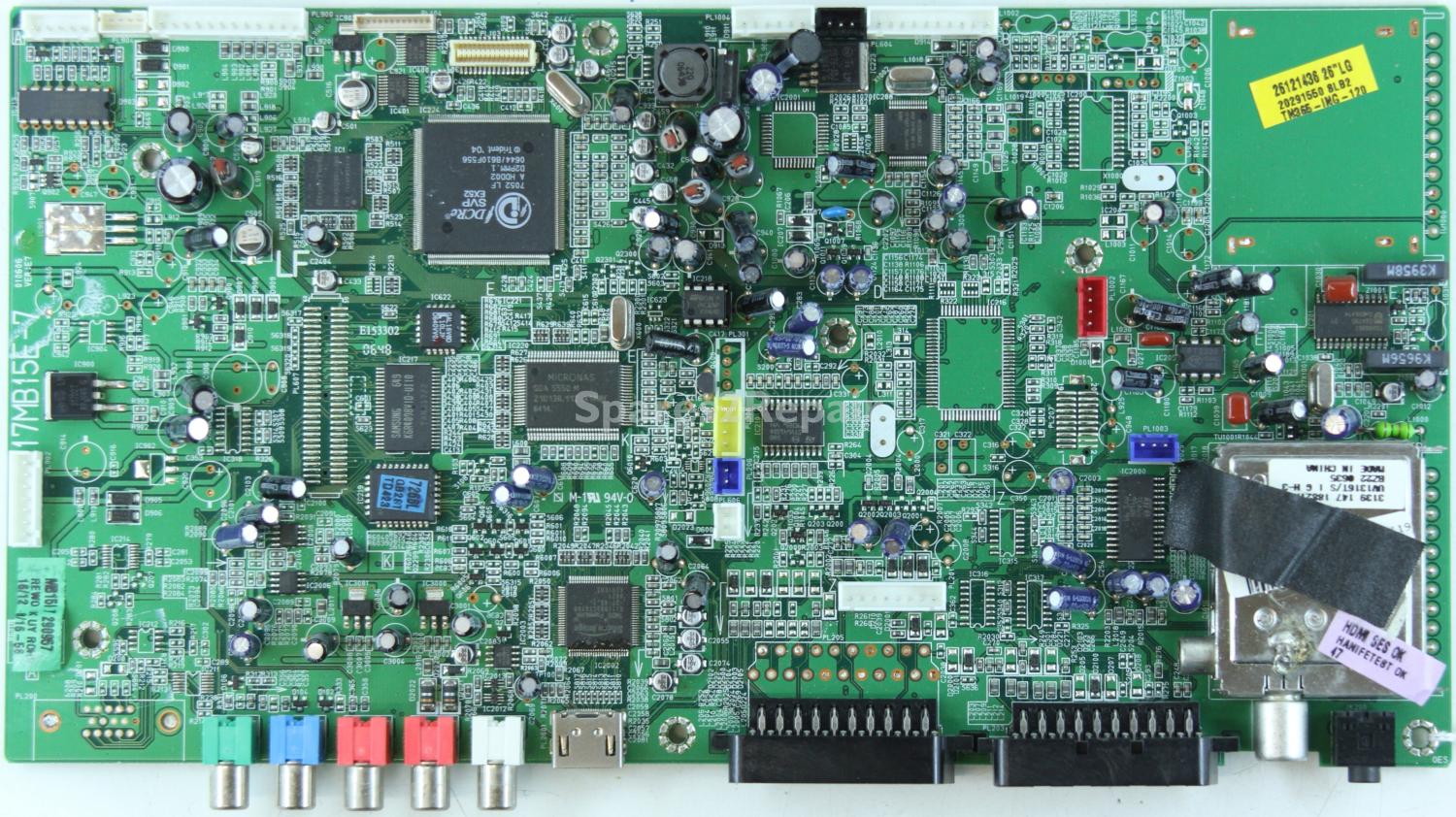 Tosumi TOM1034 - Main AV - 20291550 - 17MB15E-7 - 010606 - VER:E7