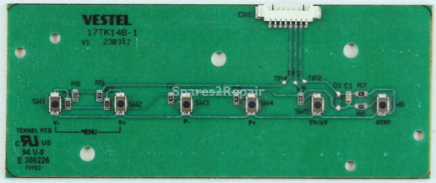 Unknown Vestel - Buttons - 17TK148-1 - V1 - 230312