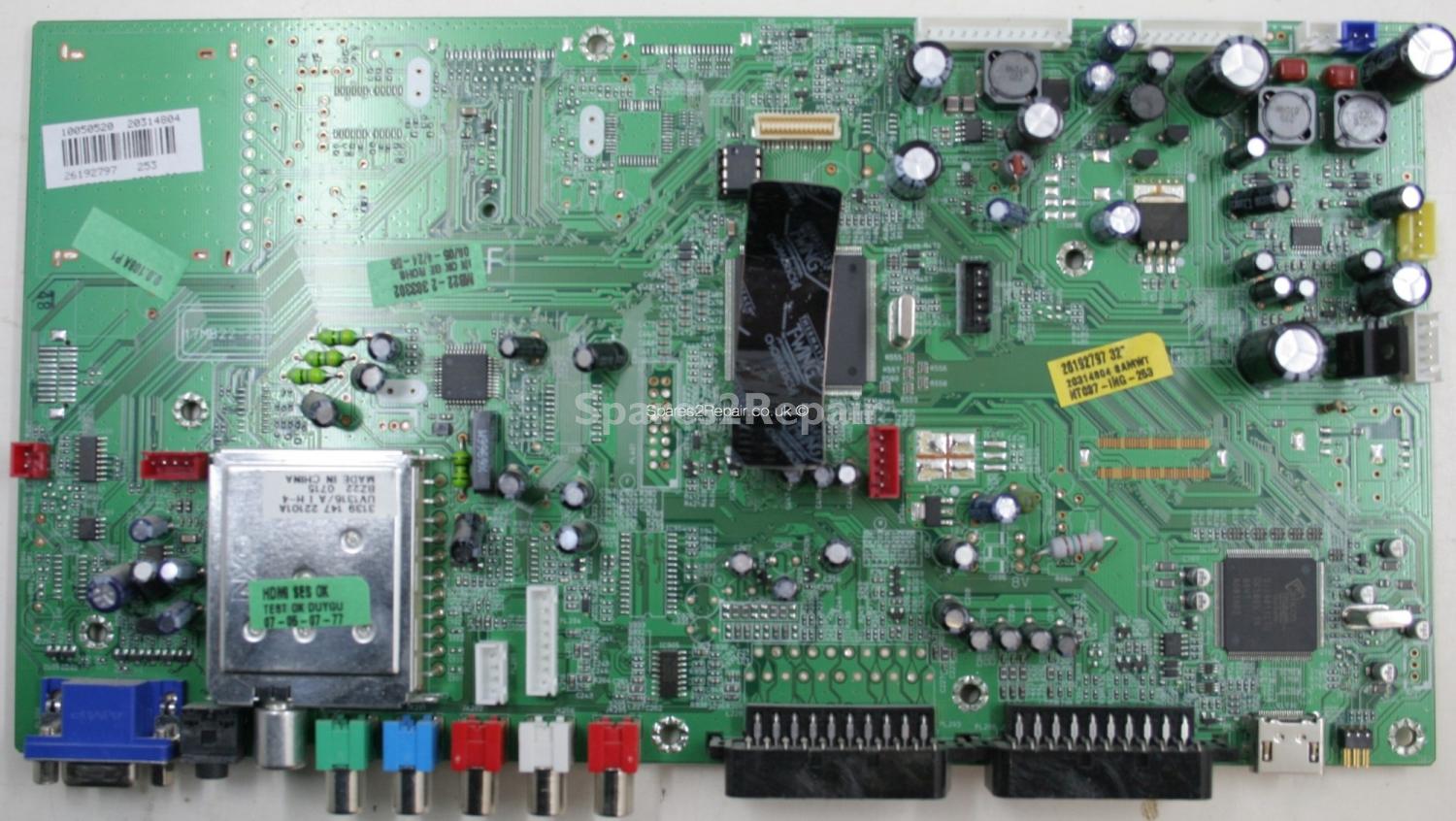 Waltham TV3210HDV - Main AV - 17MB22-2 021106 - MB22-2 303302 -